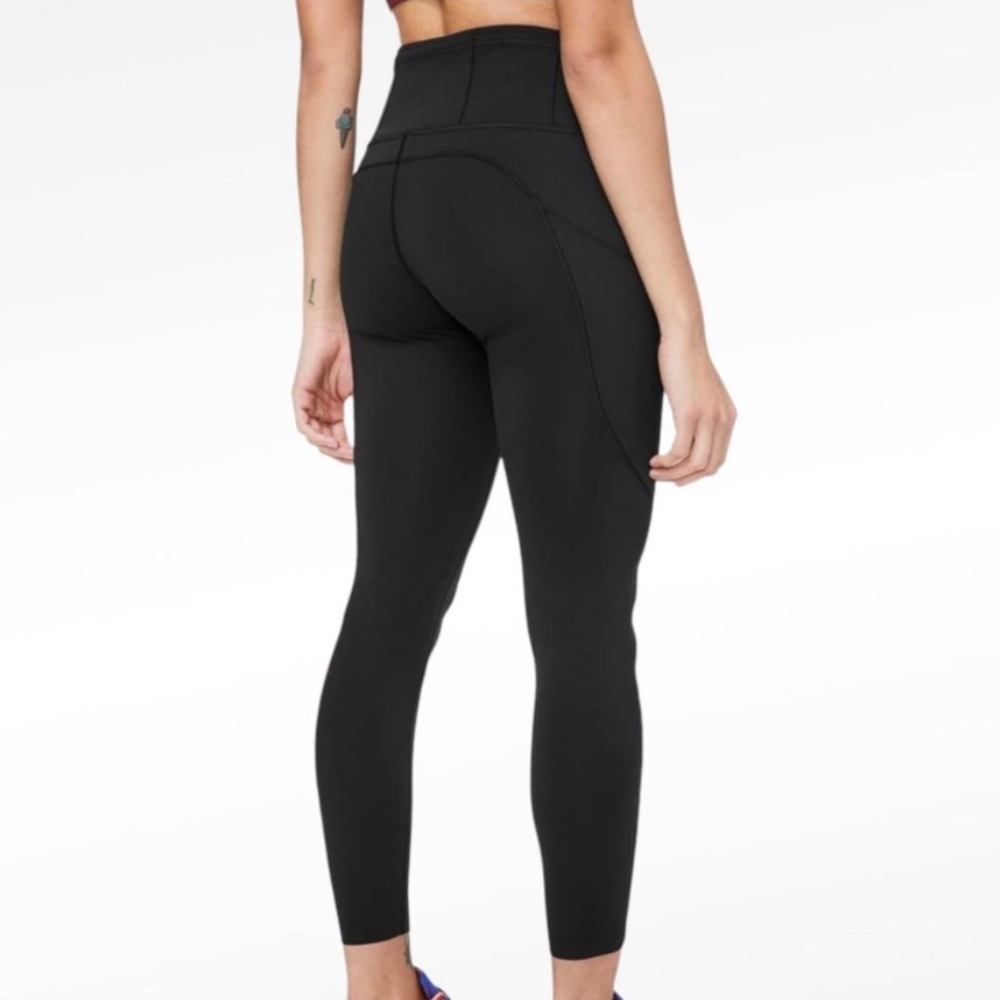 Lulu lemon fast and free legging black high rise HR 25”